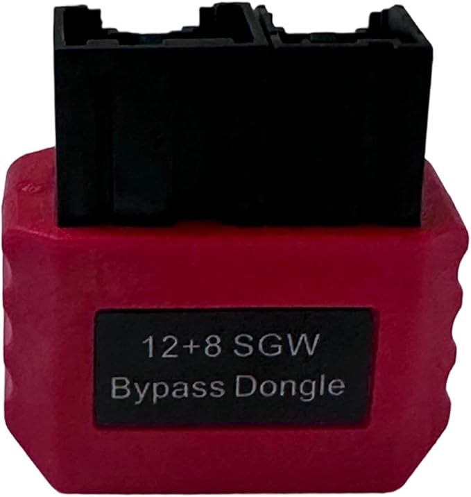 SGW Bypass Dongle 8Pin+12Pin,12 8pin Connector for FCA Security Gateway Module(SGM) Adapter,Compatible for Chrysler for JEEP for Dodge for Fiat/RAM for Alfa Romeo for Maserati for Lancia 2018+Vehicles