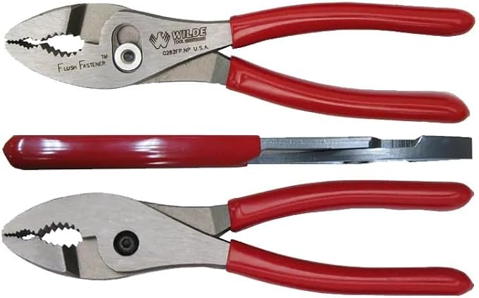 Wilde Tool G263FP.NP/CC Flush Fastener 8" Slip Joint Pliers-Polished
