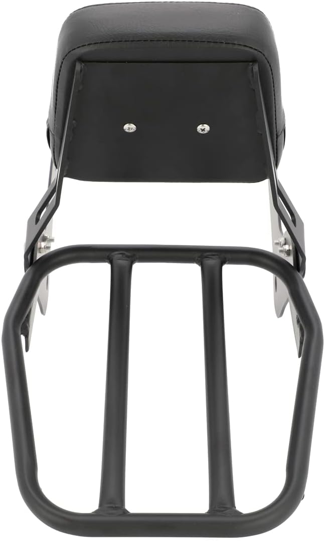Passenger Sissy Bar with Luggage Rack Backrest Fit for Honda Rebel 1100 CMX1100 2021 2022 2023, Black