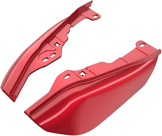 Advanblack 2024 RG Mid Frame Air Deflectors Compatible for Harley Touring Street Glide, Road King, Electra Glide, 2009-2025(Wicked Red)