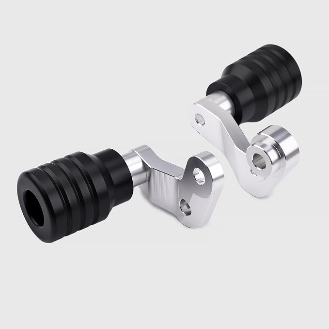 Motorcycle Frame Sliders Guard Crash Engine Fairing Falling Protector compatible with Ninja ZX-6R ZX6R ZX636 2024 (Silver)