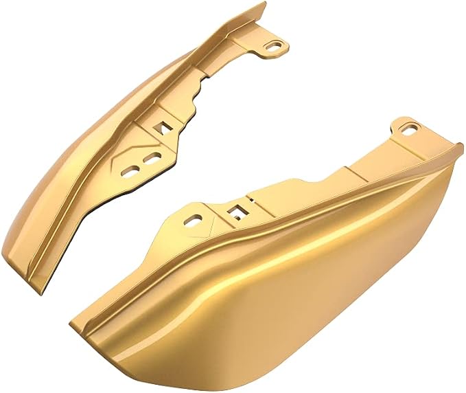 Advanblack 2024 RG Mid Frame Air Deflectors Compatible for Harley Touring Street Glide, Road King, Electra Glide, 2009-2025(Black Hills Gold)