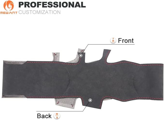 MEWANT Hand Sewing Breathable Car Steering Wheel Cover for Subaru WRX 2015-2021 / WRX STI 2015-2021 Steering Wheels Accessories for Subaru WRX (STI)