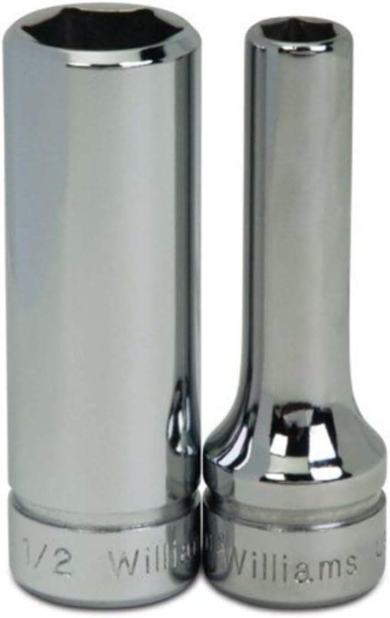 Williams BD-630 3/8 Drive Deep Socket, 6 Point, 15/16-Inch