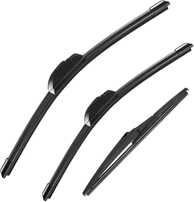 3 Pack Windshield Wiper Blades Compatible With Highlander 2020-2022 Front and Rear Original Equipment Automotive Replacement Blades Set For My Car - 26"18"10"