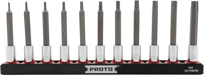 Proto J7440R11SAE 11 Piece 1/4" Drive Advanced Hex Bit Socket Set - SAE