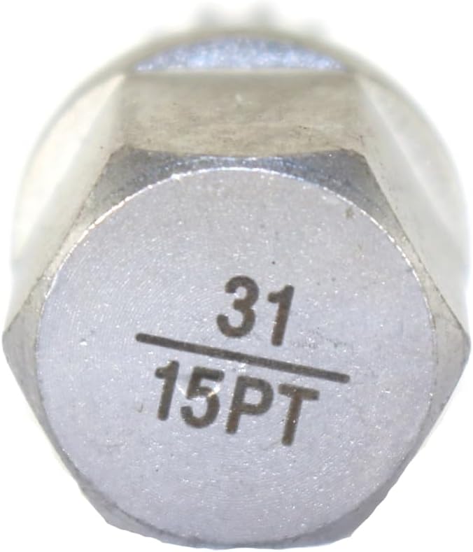 TMAX 31/15Pt Wheel Lock Nut Screw Removal Key Anti-Theft Lugnut Socket S3054 for BMW Vehicles
