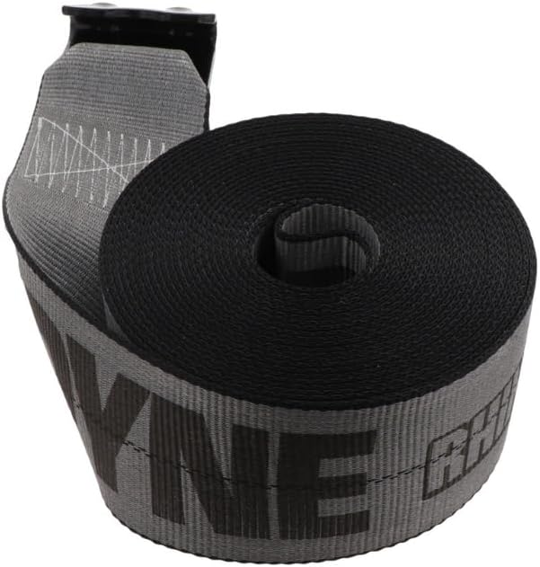Belgrade Parts & Service, Inc. Kinedyne Genuine OEM 4630D3 4" by 30' Rhino MAX Flat Hook Winch Strap Working Load Limit 6,670 Lbs. / 3,025 Kgs. Pack of 2