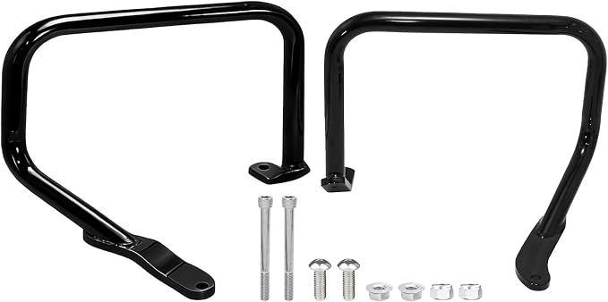 Saddlebag Guard Rails Rear Support Bar for 2000-2017 Harley Softail Heritage, Heritage Classic, Softail Standard, Night Train, Springer