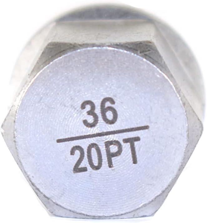 TMAX 36/20Pt Wheel Lock Nut Screw Removal Key Anti-Theft Lugnut Socket S3054 for BMW Vehicles