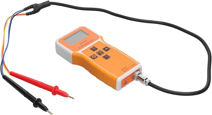 Voltage Tester, RC3563 Voltage Meter Multimeter 3-Digit Display Battery Internal Tester Handheld Portable Battery Internal Voltage Tester (Tester & Probe)