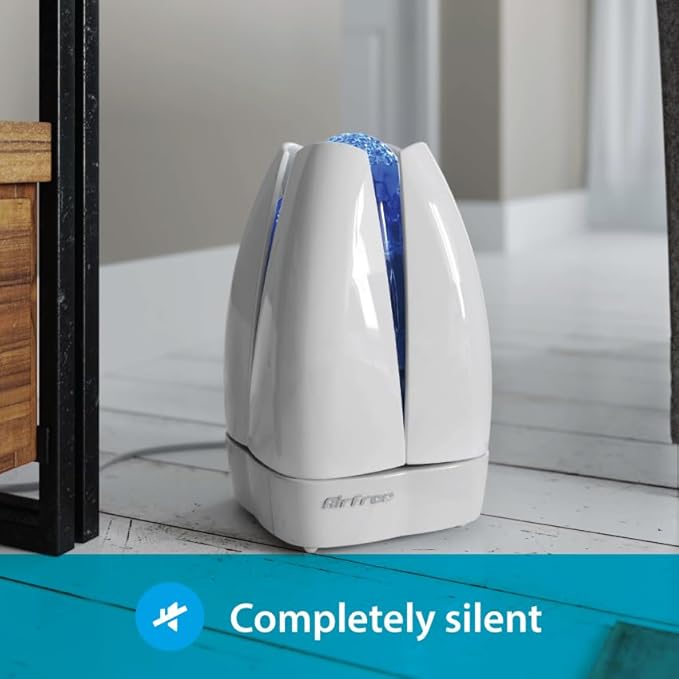 AIRFREE Lotus Filterless Silent Air Purifier - Air purifier for home allergens, bacteria, virus, mold With Multicolor Night Light Needs No Hepa Filter, Fan, or Humidifier