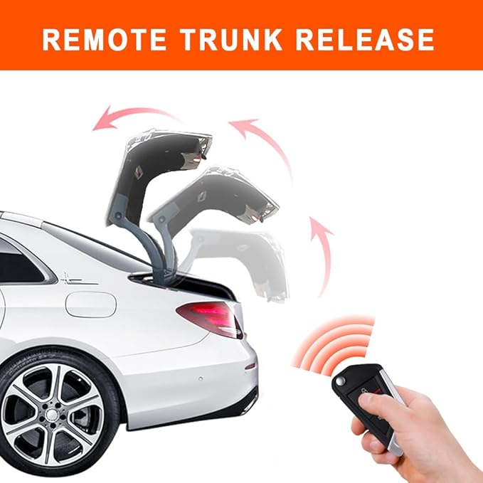 BANVIE Car Keyless Entry Security Alarm System with Remote Engine Start and Push to Start Stop Iginition Button Kit