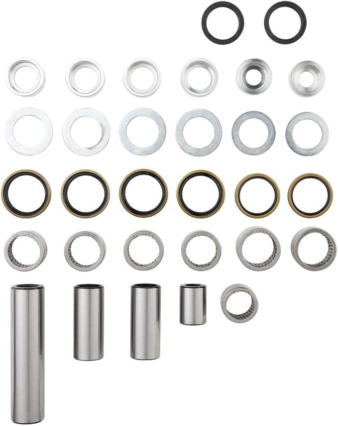 Tusk Linkage Bearing Kit Compatible with KTM 125 SX 12-21/250 SX 12-22/250 SX-F 11-22/250/300 XC 12-19/450 SX-F/350 SX-F/XC-F 2011-2020 - TK-27-1180 - Replaces OEM 77204080110, 77204080090