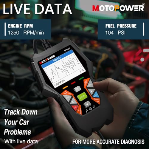 MOTOPOWER MP0515A 12V Car Battery Load Tester with MP69040