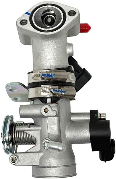 MYK Motorcycle Throttle Body Assembly, Fuel Injection Manifold System for GY6 170cc 200cc Engines, Complete with Sensors