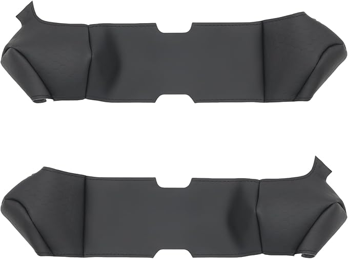 MEWANT Steering Wheel Cover for Yoke Style Steering Wheel for Tesla Model S 2021-2023 / Model X 2021-2023 Made of Black Microfiber Leather