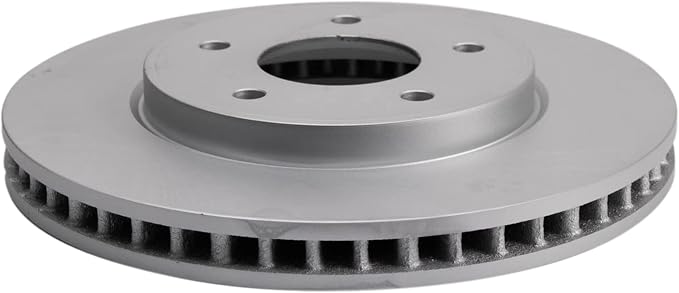 TRQ Front Brake Rotor Set G Coated Vented Compatible with 2011-2024 Nissan LEAF 2013-2021 Nissan NV200