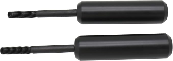 6.5" Motorcycle Frame Sliders Falling Crash Protector Upper Shock Mount Guards Falling Side Protector No Cut Kits Fit for Dyna 2006-2017 (Smooth Style)