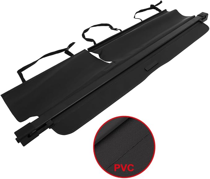 SCITOO Cargo Cover 2010-2015 Fit for Lexus RX350 3.5L 2010-2015 Fit for Lexus RX450h 3.5L Upgraded Retractable Rear Trunk Cover with Aluminum PVC&Plastic