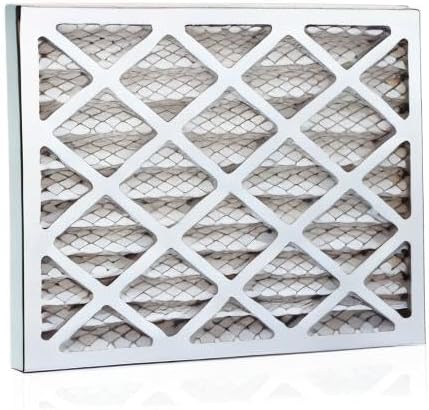 Filterbuy 20x25x2 Air Filter MERV 13 Optimal Smoke & Allergy Defense (1-Pack), Electrostatic Pleated HVAC AC Furnace Filters Replacement (Actual Size: 19.50 x 24.50 x 1.75)
