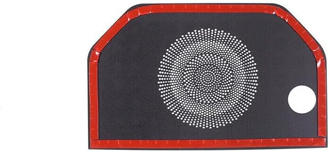 Stainless Steel Black Car Dashboard Speaker Mesh Net Panel Decorative Cover Fit forToyot-a Tundra 2022 2023 Auto Dashboard Speaker Grille Speaker Net Cover