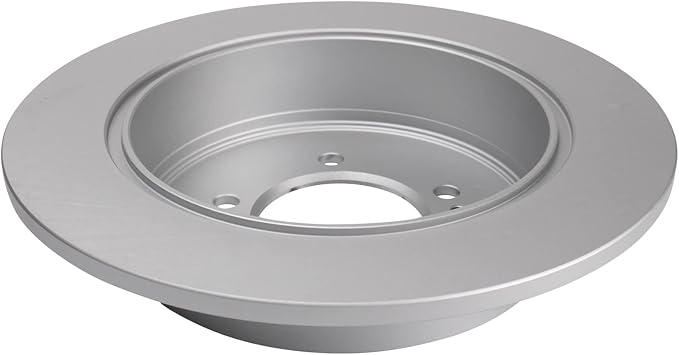 TRQ Rear Brake Rotor Set G Coated Solid Compatible with 2007-2015 Mitsubishi Lancer 2007-2013 Outlander