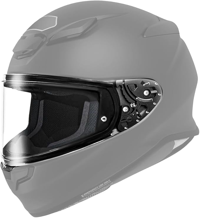 Self Tinting Motorcycle Face Shield with Transition Technology,Photochromic Visor Replacement Compatible with Shoei RF-1400 Z-8 NXR2, Clear to Dark Grey,Sun Protection