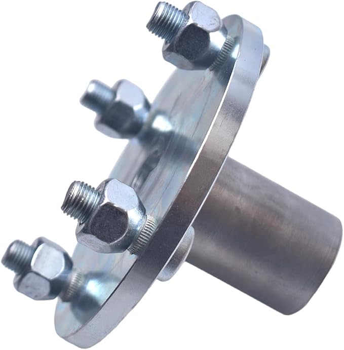 Axle 1" Diameter 44" Steel Axle Rod With 4" x 4" Go Kart Live Axle Hub For ATV Go-Karts Quads Dune Buggies