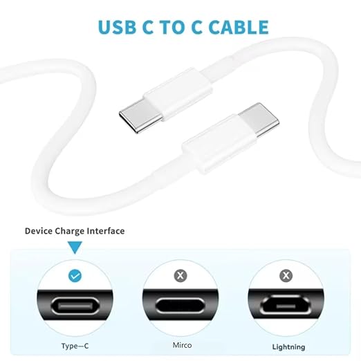 3Pcs/5Pcs 60W Dual USB C Fast Charging Cables,USB C to Type C Fast Charging Cables, Compatible with iPhone 17/16/15/15 Pro/15 Pro Max/15 Plus/iPad Pro/A5/MacBook/Samsung Galaxy S25/S24/S23 Ultra (5)