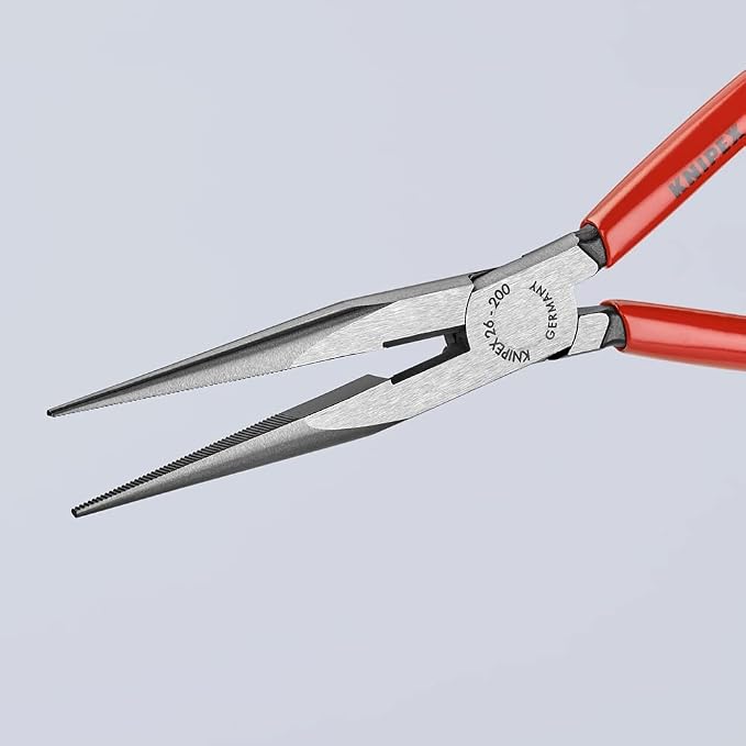 Knipex Tools LP Ultra-High Leverage Lineman's Pliers Bundle with Long Nose Pliers With Cutter, 8"