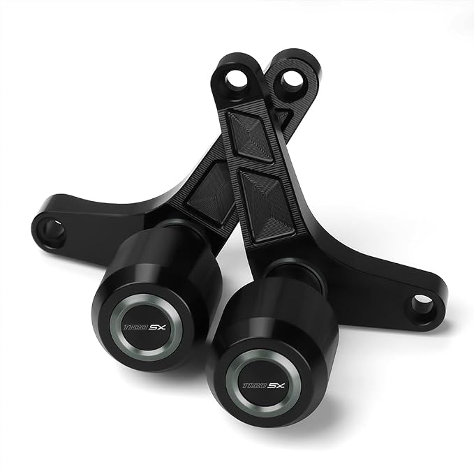 Modeer Motorcycle Frame Sliders Compatible with NINJA 1100SX Ninja 1100 SX/SE 2025 2026 Falling Protector Crash pads ninja1100sx ninja 1100sx Accessories (titanium)