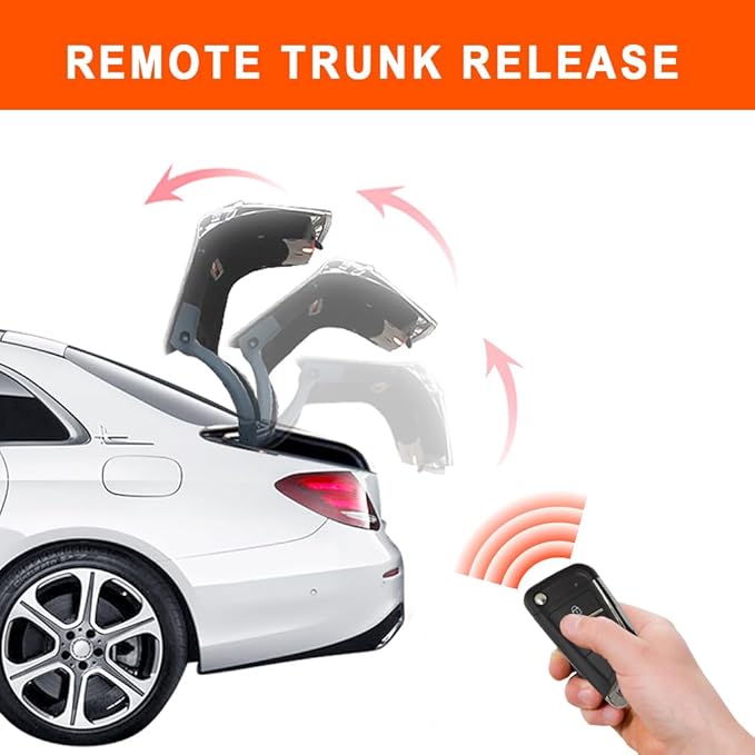 BANVIE Car Alarm System with Remote Starter and Engine Start Stop Push Button (Without Siren (Connect to car Horn))