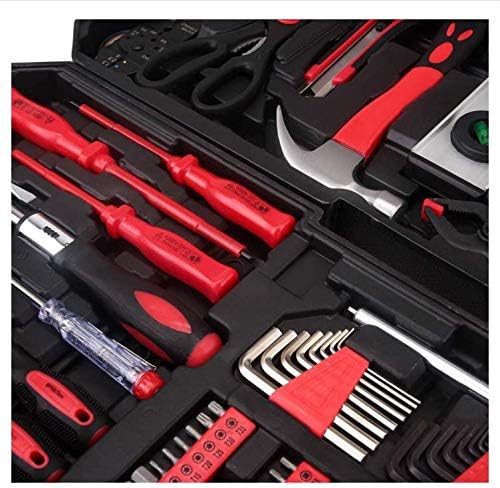 FLZOSPER 799-Piece Sturdy Tool Set with Rolling Wheels Aluminum Trolley Case, General Household Tool Kit, Auto Repair Tool Set Toolbox and Wheels