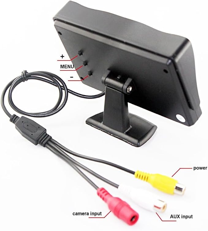 4.3 inch Color TFT LCD Display Screen Auto Rear View Monitor Display for Car Backup Camera/Front Camera/Media Player
