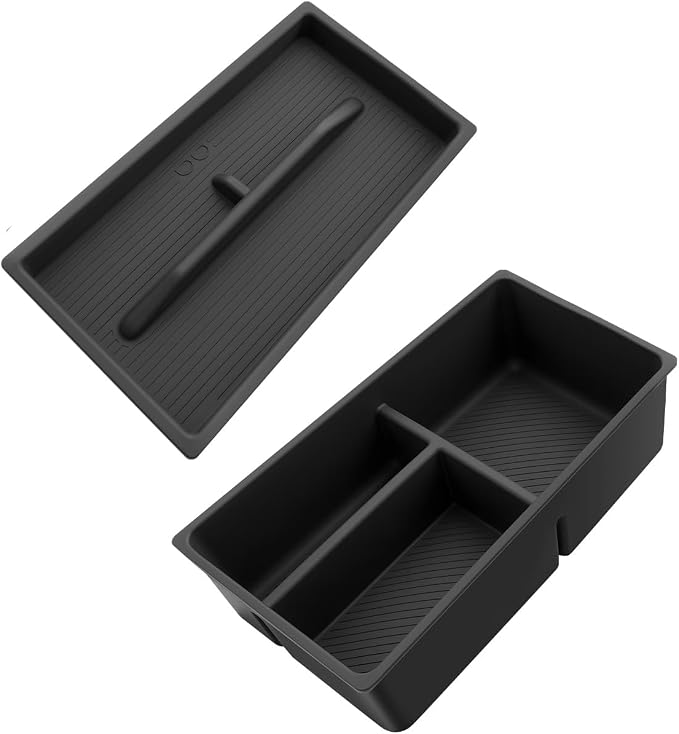 CDEFG Upgraded 2Pcs for 2026 Lexus RX Center Console Organizer for 2023-2025 2026 Lexus RX (350h/450h/500h) Accessories Middle Console Organizer Armrest Storage Box