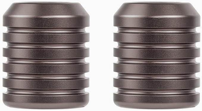 Advanblack ProTek Machined Crash Bar Sliders Decorative Wheel Rotatable End For Front Engine Guard Rear Saddlebag Guards (Bronze CNC)