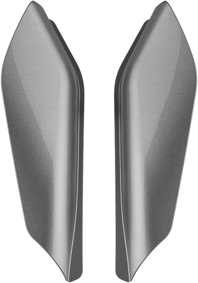 Advanblack 2024 RG Mid Frame Air Deflectors Compatible for Harley Touring Street Glide, Road King, Electra Glide, 2009-2025(Dark Platinum)