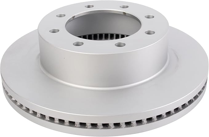 TRQ Front Brake Rotors Set Vented Premium G-Coated Compatible with 2013-2023 Ford F-250 Super Duty 2013-2024 F-350 Super Duty 2013-2016 F-450