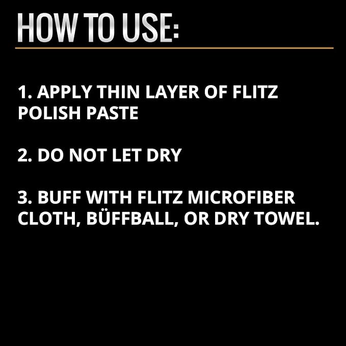 Flitz Metal Polish Paste - 1.76oz USA-Made Polish for Solid Chrome, Stainless Steel, & Aluminum - Non-Abrasive for Light Oxidation - Requires Manual Buffing - Not for Plated/Coated Surfaces (3 Pack)