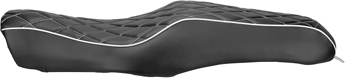 LKV Motorcycle 2-Up Driver Passenger Seats Front Driver Rear Cushion Pad Compatible with Harley Sportster Iron 883 1200 XL XR 48 72 Custom 2014-2016, Diamond