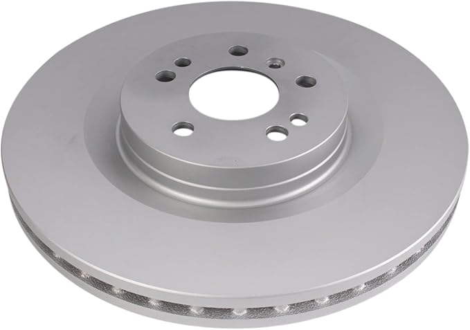 TRQ Front Brake Rotor Set Vented G-Coated Compatible with 2005-2011 Mercedes-Benz G55 AMG 2006-2012 R350 2007-2009 GL320 2010-2012 GL350 2007-2012 GL450 2008-2012 GL550 2007 ML320 2008-2011 ML550