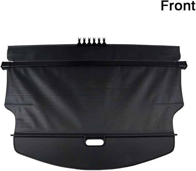 Powerty Retractable Cargo Cover for Cadillac XT5 2017-2019, Canvas Texture Trunk Cover Privacy Screen Rear Security Shade for XT5 Accessories (with Extented Cover)