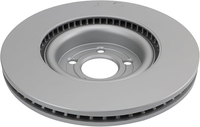 TRQ Front Brake Rotor Set G Coated Vented Compatible with 2020-2023 Ford Explorer 2020-2024 Police Interceptor Utility 2020-2023 Lincoln Aviator