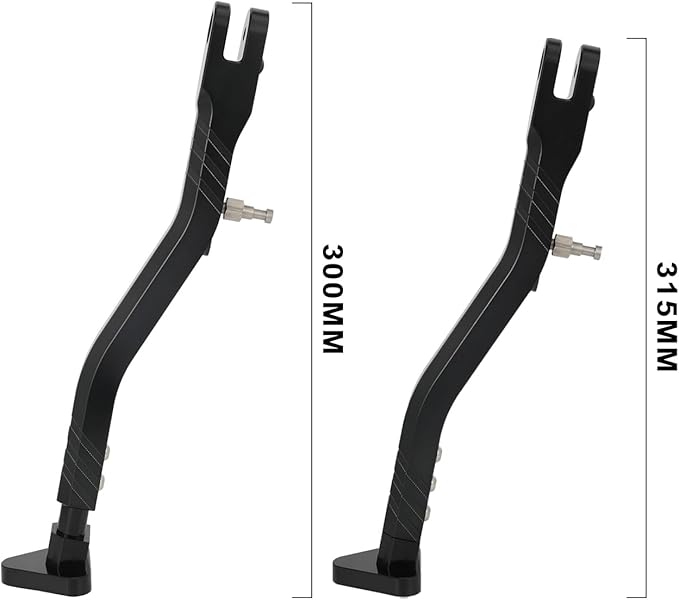 Dirt Bike Kickstand Side Stand CNC Support Stand Adjustable Aluminum for Talaria MX3/MX4/MX5 Electric Dirt Bike Black