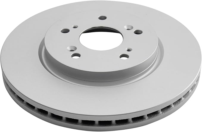 TRQ Front Brake Rotor Set G Coated Vented Compatible with 2007-2012 Acura RDX 2007-2016 Honda CR-V 2010-2011 Accord Crosstour 2012-2015 Crosstour
