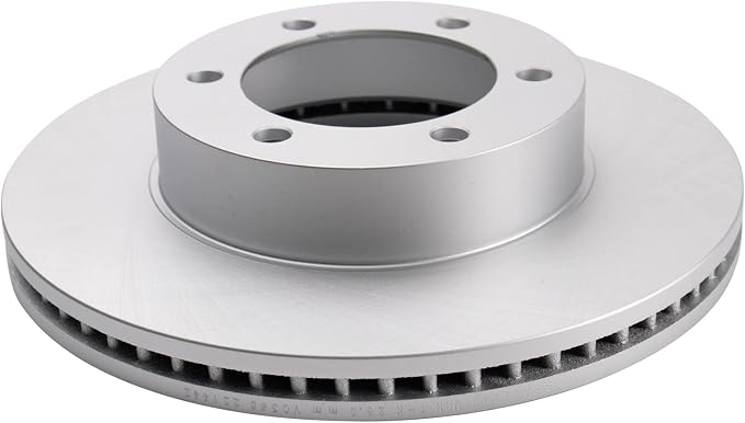 TRQ Front Brake Rotor Set G Coated Vented Compatible with 2001-2007 Toyota Sequoia 2000-2006 Tundra