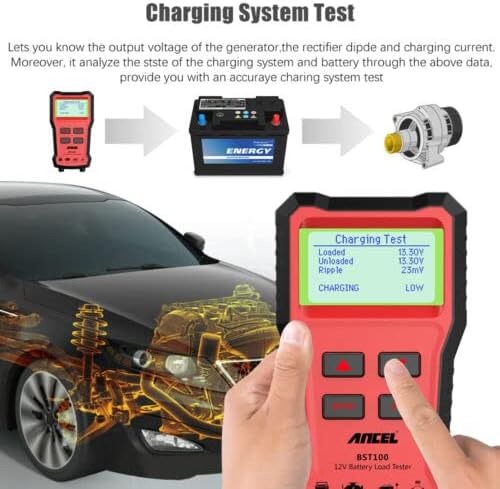 ANCEL BD330 Battery Registration Scan Tool Fits for BMW/Mini with ANCEL BST100 Car Battery Tester