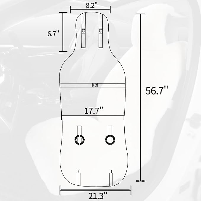 IRIWOOL Fluffy Fur Sheepskin Car Seat Cover Automotive Interior Accessories Seat Covers Accessories Seat Cushions, Soft Natural Pure Wool ,Universal Fits Most Cars SUVs (Pearl, Universal Fit)