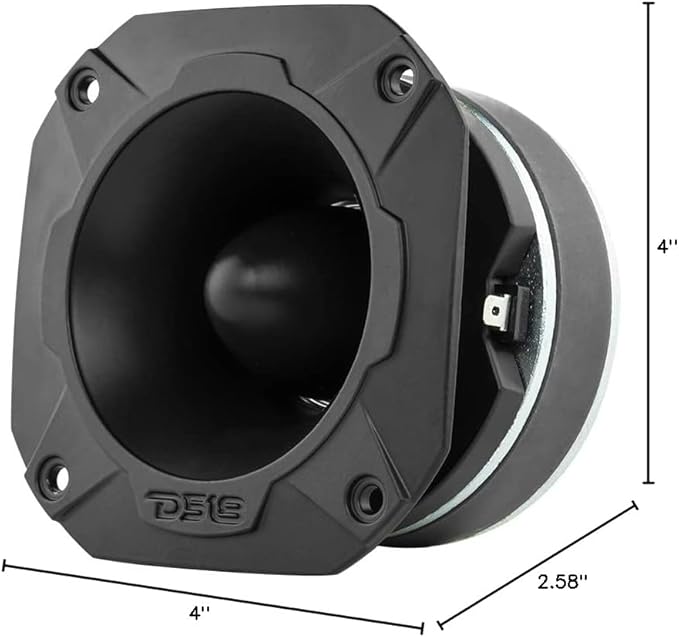 DS18 PRO-TWX3 4" Super Bullet Tweeter 480 Watts 1.5" Aluminum 4-Ohm Vc - PRO Tweeters are The Best in The Car Audio Pro Audio and Voceteo Market (1 Speaker)